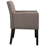 Chloe Upholstered Fabric Armchair Gray EEI-1045-GRY