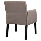 Chloe Upholstered Fabric Armchair Gray EEI-1045-GRY