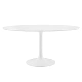 Modway Furniture Lippa 60" Round Wood Top Dining Table Default Title EEI-1120-WHI