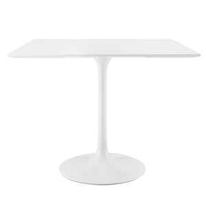 Modway Furniture Lippa 36" Square Wood Top Dining Table Default Title EEI-1124-WHI