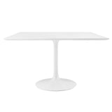 Modway Furniture Lippa 47" Square Wood Top Dining Table Default Title EEI-1125-WHI