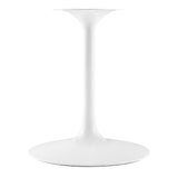 Modway Furniture Lippa 47" Square Wood Top Dining Table Default Title EEI-1125-WHI