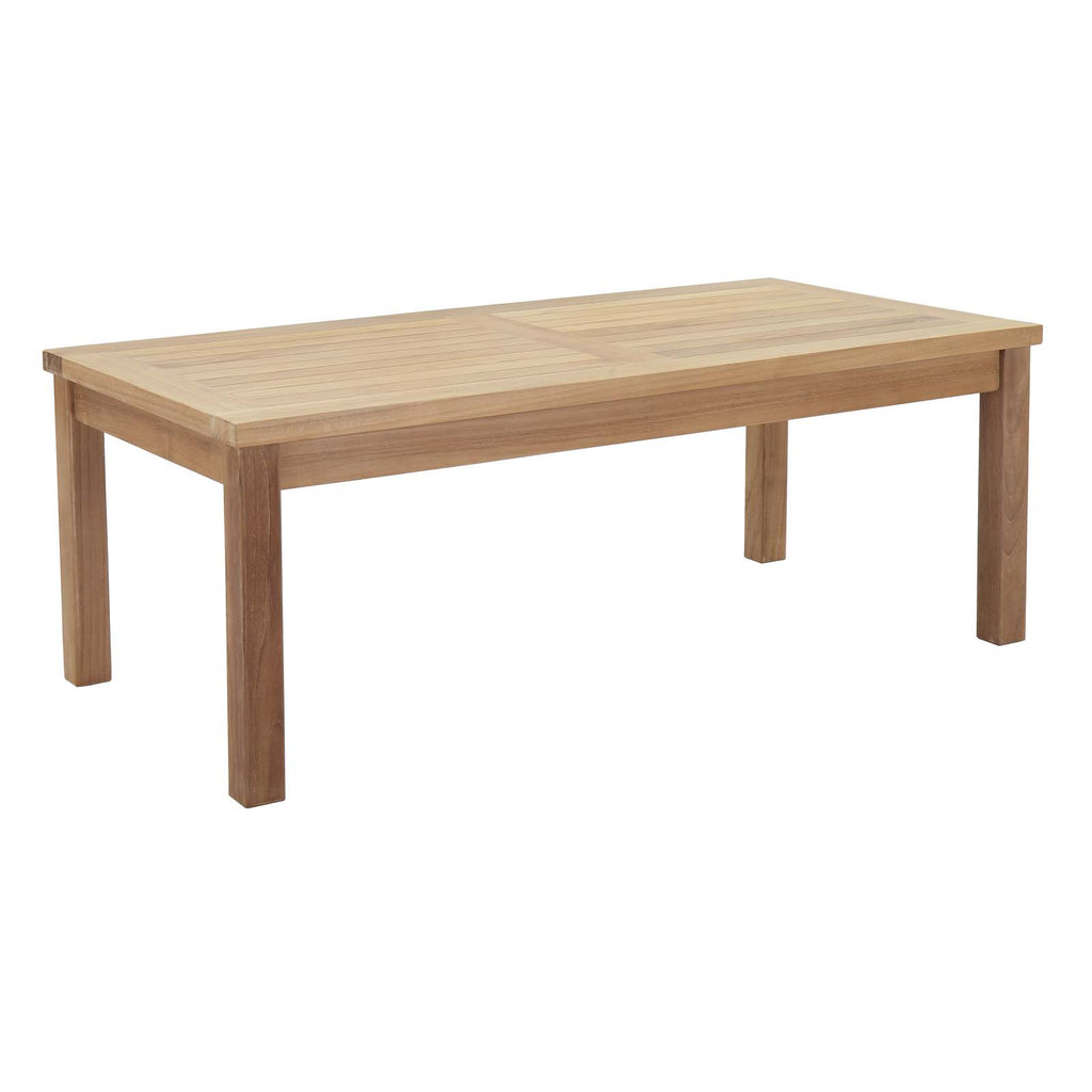 Modway marina outdoor patio online teak side table