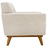 Engage Upholstered Fabric Armchair Beige EEI-1178-BEI