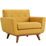 Engage Upholstered Fabric Armchair Citrus EEI-1178-CIT