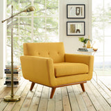Engage Upholstered Fabric Armchair Citrus EEI-1178-CIT