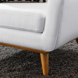 Engage Upholstered Fabric Armchair White EEI-1178-WHI