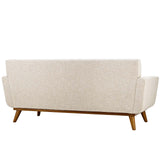 Engage Upholstered Fabric Loveseat Beige EEI-1179-BEI