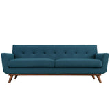 Engage Upholstered Fabric Sofa Azure EEI-1180-AZU