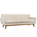 Engage Upholstered Fabric Sofa Beige EEI-1180-BEI