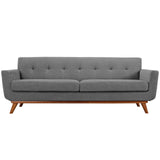 Engage Upholstered Fabric Sofa Expectation Gray EEI-1180-GRY