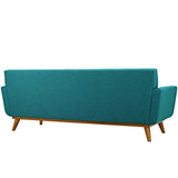 Engage Upholstered Fabric Sofa Teal EEI-1180-TEA
