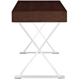 Sector Office Desk Walnut EEI-1183-WAL