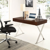 Sector Office Desk Walnut EEI-1183-WAL