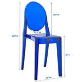 Casper Dining Side Chair Blue EEI-122-BLU