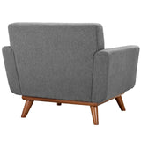 Engage Armchair Wood Set of 2 Expectation Gray EEI-1284-GRY