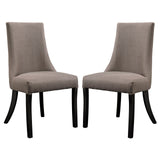 Modway Furniture Reverie Dining Side Chair Set of 2 Gray 23 x 22 x 38