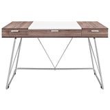 Panel Office Desk Birch EEI-1321-BIR