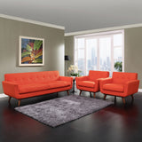 Engage Armchairs and Sofa Set of 3 Atomic Red EEI-1345-ATO