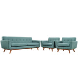 Engage Armchairs and Sofa Set of 3 Laguna EEI-1345-LAG