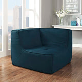 Align Upholstered Fabric Corner Sofa Azure EEI-1356-AZU