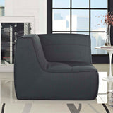 Align Upholstered Fabric Corner Sofa Charcoal EEI-1356-CHA