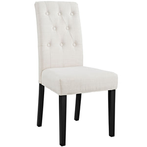 Confer Dining Fabric Side Chair Beige EEI-1383-BEI