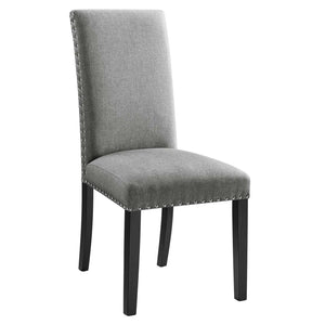 Modway Furniture Parcel Dining Upholstered Fabric Side Chair 0423 Light Gray EEI-1384-LGR