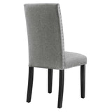 Modway Furniture Parcel Dining Upholstered Fabric Side Chair 0423 Light Gray EEI-1384-LGR