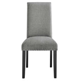 Modway Furniture Parcel Dining Upholstered Fabric Side Chair 0423 Light Gray EEI-1384-LGR