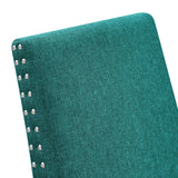 Modway Furniture Parcel Dining Upholstered Fabric Side Chair 0423 Teal EEI-1384-TEA