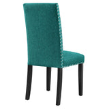 Modway Furniture Parcel Dining Upholstered Fabric Side Chair 0423 Teal EEI-1384-TEA