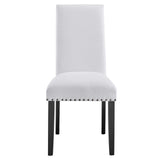 Modway Furniture Parcel Dining Upholstered Fabric Side Chair 0423 White EEI-1384-WHI