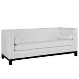 Imperial Bonded Leather Sofa White EEI-1421-WHI