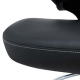 Attainment Vinyl Drafting Chair Black EEI-1422-BLK