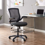 Veer Drafting Chair Black EEI-1423-BLK