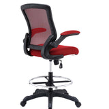 Veer Drafting Chair Red EEI-1423-RED