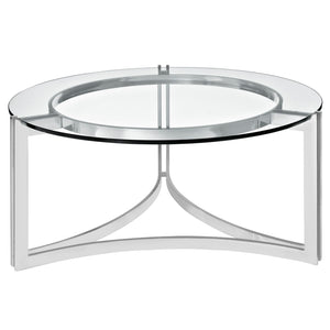 Signet Stainless Steel Coffee Table Silver EEI-1438-SLV