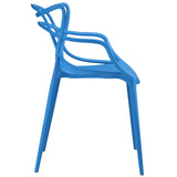 Entangled Dining Armchair Blue EEI-1458-BLU