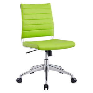 Jive Armless Mid Back Office Chair Bright Green EEI-1525-BGR