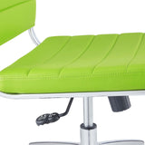 Jive Armless Mid Back Office Chair Bright Green EEI-1525-BGR