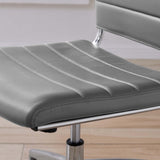 Jive Armless Mid Back Office Chair Gray EEI-1525-GRY