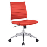 Jive Armless Mid Back Office Chair Red EEI-1525-RED