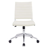 Jive Armless Mid Back Office Chair White EEI-1525-WHI