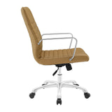 Finesse Mid Back Office Chair Tan EEI-1534-TAN