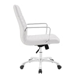 Finesse Mid Back Office Chair White EEI-1534-WHI
