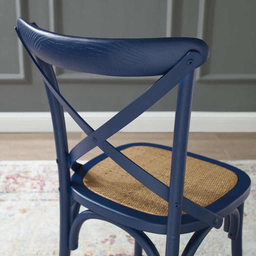Gear Dining Side Chair Midnight Blue EEI-1541-MID
