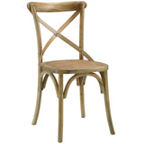 Gear Dining Side Chair Natural EEI-1541-NAT