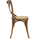Gear Dining Side Chair Walnut EEI-1541-WAL
