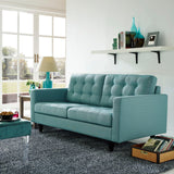 Empress Upholstered Fabric Loveseat Laguna EEI-1547-LAG